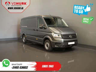 Volkswagen Crafter 35 2.0 TDI 140 pk Aut. L3H2 Facelift 2x Schuifdeur/ LED/ Virtual Cockpit/ Gev.Stoel/ 270Gr.Deuren/ Carplay/ Navi/ Trekhaak/ Camera/ Cruise
