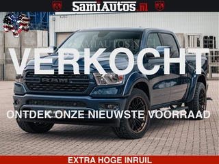 Hoofdafbeelding Dodge Ram Pick-Up Dodge Ram Pick-Up SPORT | 5.7 V8 4x4 HEMI | PANORAMA DAK | GROOTSCHEM 12 INCH | LPG | Patriot Blue CREW CAB | DUBBELE CABINE | 5 PERSOONS | DC | VOORRAAD NR 2557 - 3328