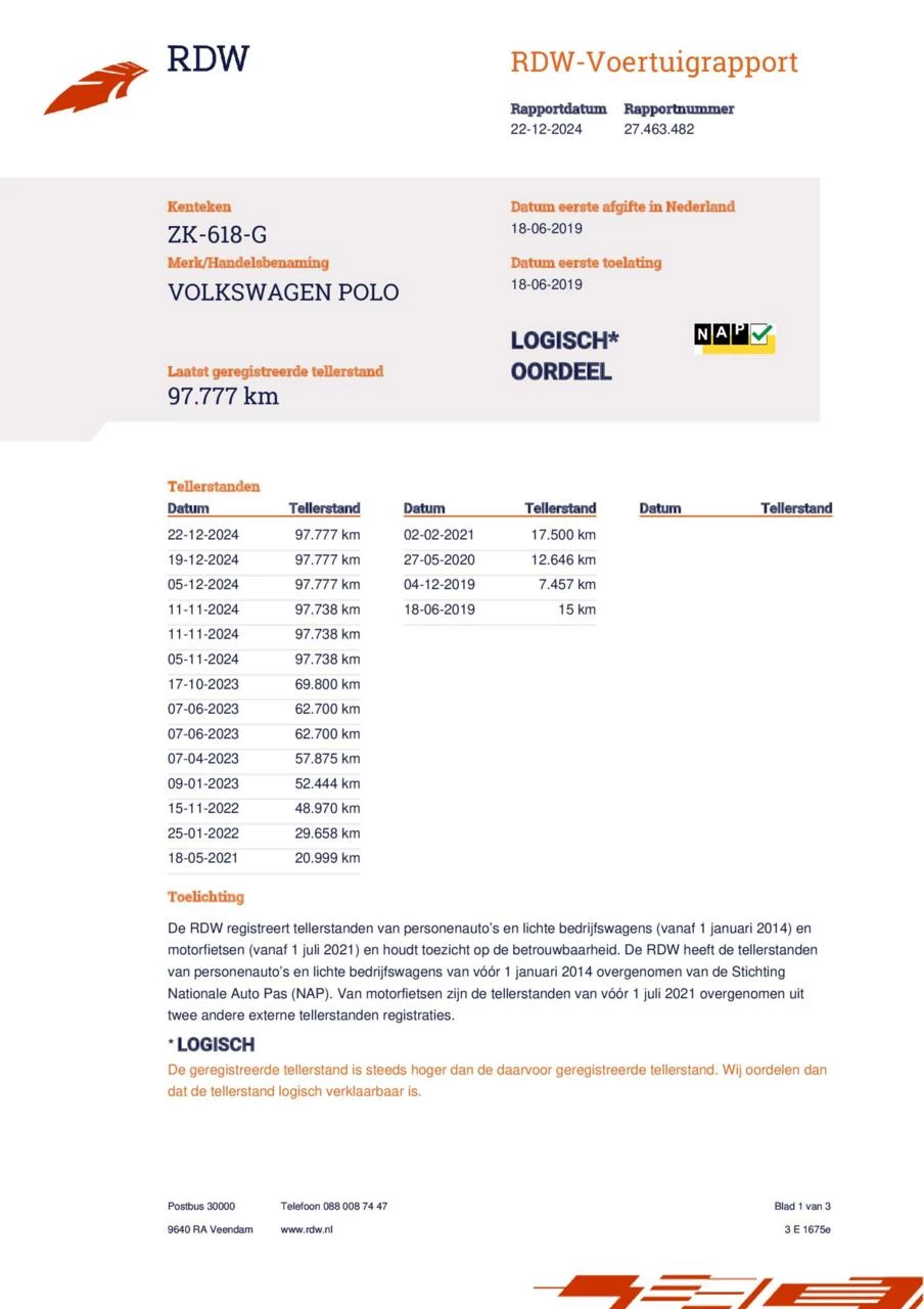Hoofdafbeelding Volkswagen Polo
