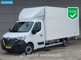 Renault Master 165PK Bakwagen XXL 10 Euro Pallets Achterdeuren Airco Cruise Zijdeur Meubelbak Koffer Gesloten laadbak Airco Cruise control