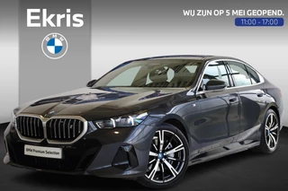 BMW i5 Sedan eDrive40 | M Sport | Glazen Panoramadak | Trekhaak Elektrisch | 20" M Sterspaak | Stuur & Stoelverwarming | Stoelventilatie | Harman Kardon | Active Cruise Control | Lentevoordeel