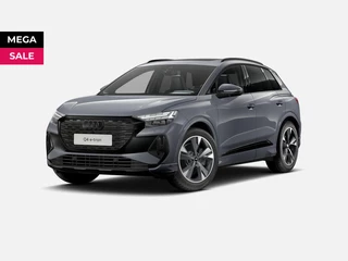 Hoofdafbeelding Audi Q4 e-tron Audi Q4 e-tron S Edition e-tron 45 210kW/286pk 82Kwh Hatchback El Audi Q4 e-tron 45 quattro S Edition 286 PK · MEGA Sale · Comfortpakket · 20" LM Velgen · Glazen panoramadak