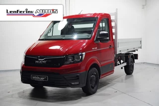 Hoofdafbeelding Volkswagen Crafter Volkswagen Crafter 2.0 TDI 140 pk 3-Zijdige Kipper Airco Apple Carplay/App Connect, Cruise Control, 3-Zits, LxBxH 350x204x40 cm, Nieuw