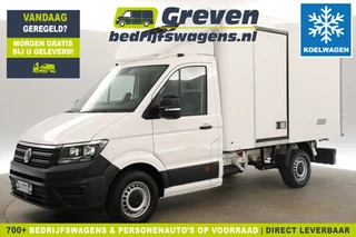 Volkswagen Crafter 2.0 TDI Koelwagen Bakwagen Zijdeur Airco 3 Persoons Koelauto Laadbak Achterdeuren Elektrpakket