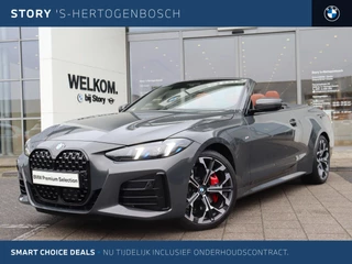 BMW 4 Serie Cabrio 430i xDrive High Executive M Sport Automaat / Air Collar / Adaptieve LED / M Adaptief onderstel / Comfort Access / Parking Assistant Plus / Stuurverwarming