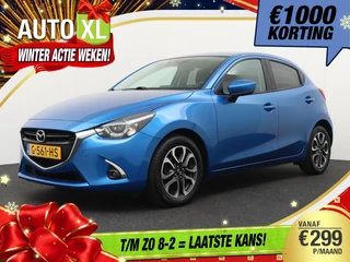 Mazda 2 1.5 90PK Skyactiv-G GT-M Camera Stoelverw. Dodehoek Head-up Navi 1k
