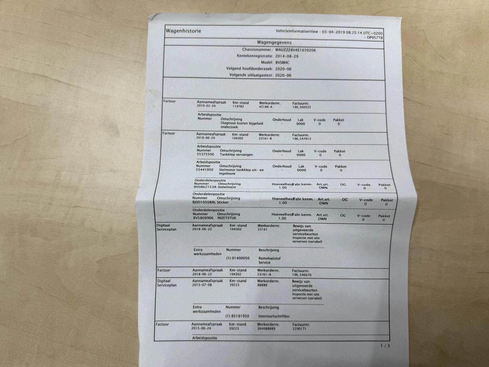 Hoofdafbeelding Audi A3