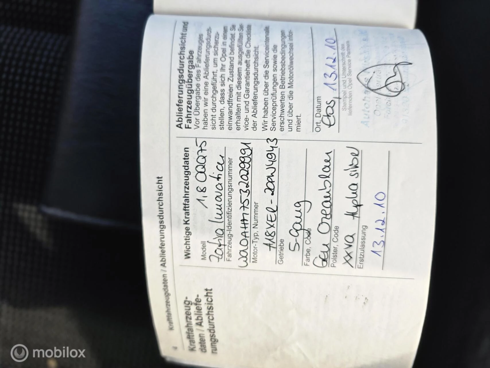 Hoofdafbeelding Opel Zafira