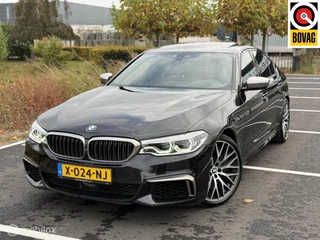 Hoofdafbeelding BMW 5 Serie BMW 5-serie M550i xDrive High Executive PANO|360|LEDER|H&K|HUD