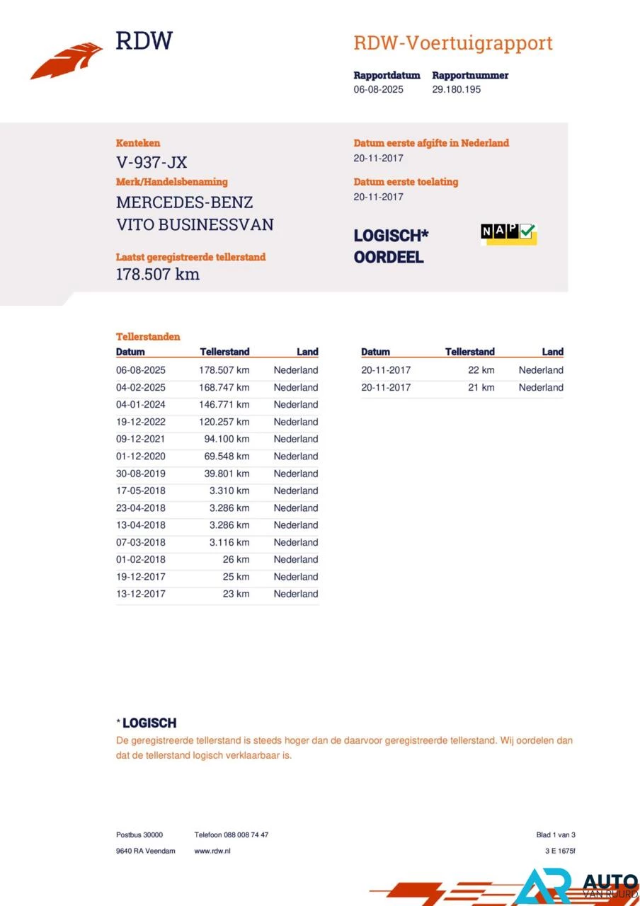Hoofdafbeelding Mercedes-Benz Vito