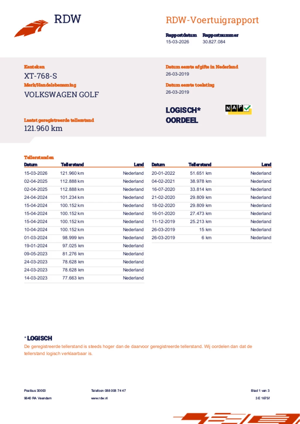 Hoofdafbeelding Volkswagen Golf