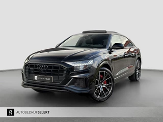 Audi Q8 60 TFSI e Competition | Pano | Luchtvering | B&O | Matrix | 360 | Carplay | Memory | NL Auto | Sfeerverichting | 1e eig.