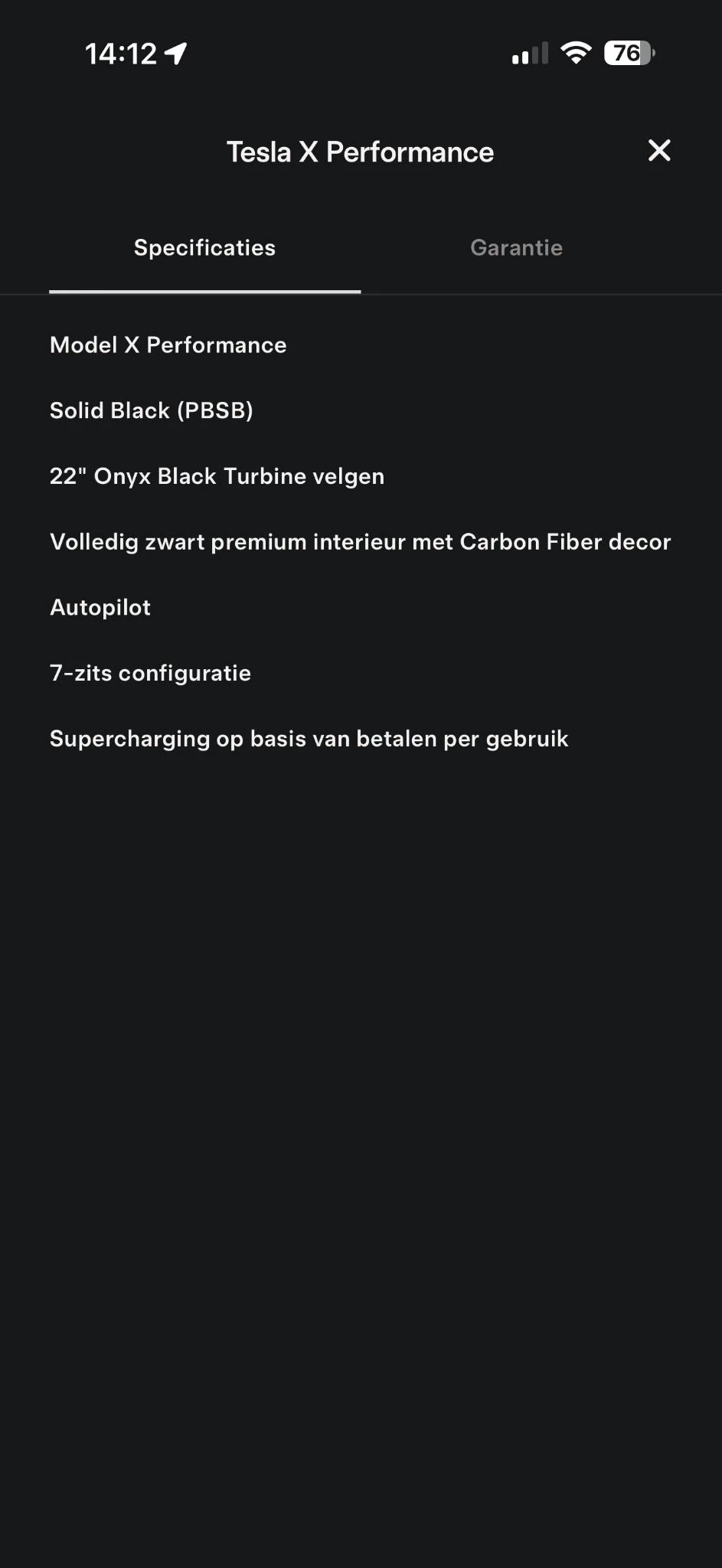 Hoofdafbeelding Tesla Model X