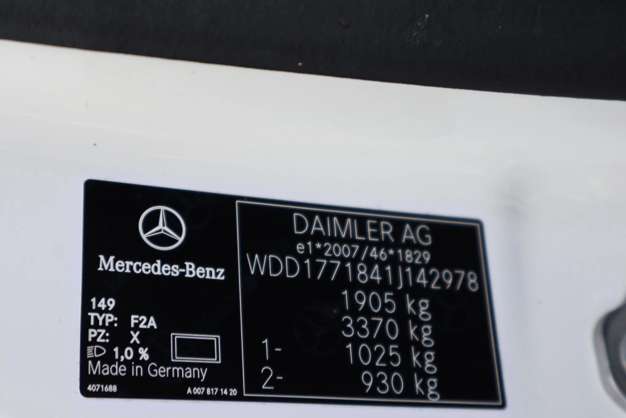 Hoofdafbeelding Mercedes-Benz A-Klasse