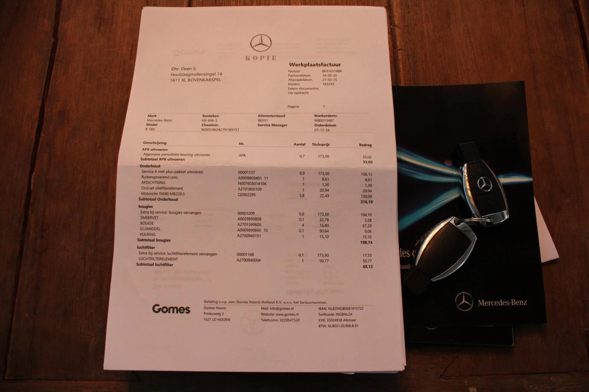 Hoofdafbeelding Mercedes-Benz B-Klasse