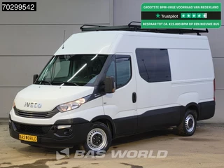 Iveco Daily 35S14 Dubbel Cabine Automaat L2H2 3,5t Trekhaak Airco Cruise Camera Imperiaal Euro6 L2 DC Doka Mixto Airco Trekhaak Cruise control