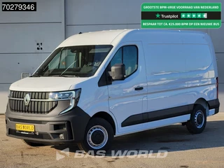 Renault Master 130PK 30 x OP VOORRAAD! 2025 Model! L2H2 Camera Carplay LED Airco Cruise Parkeersensoren L2 10m3 Airco Cruise control