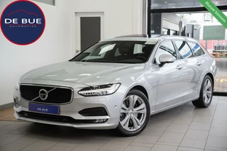 Volvo V90 2.0 T5 Momentum Org NL NAP 2e Eig Luxury line 360 camera HUD Pano CarPlay Trekhaak Dealer onderhouden