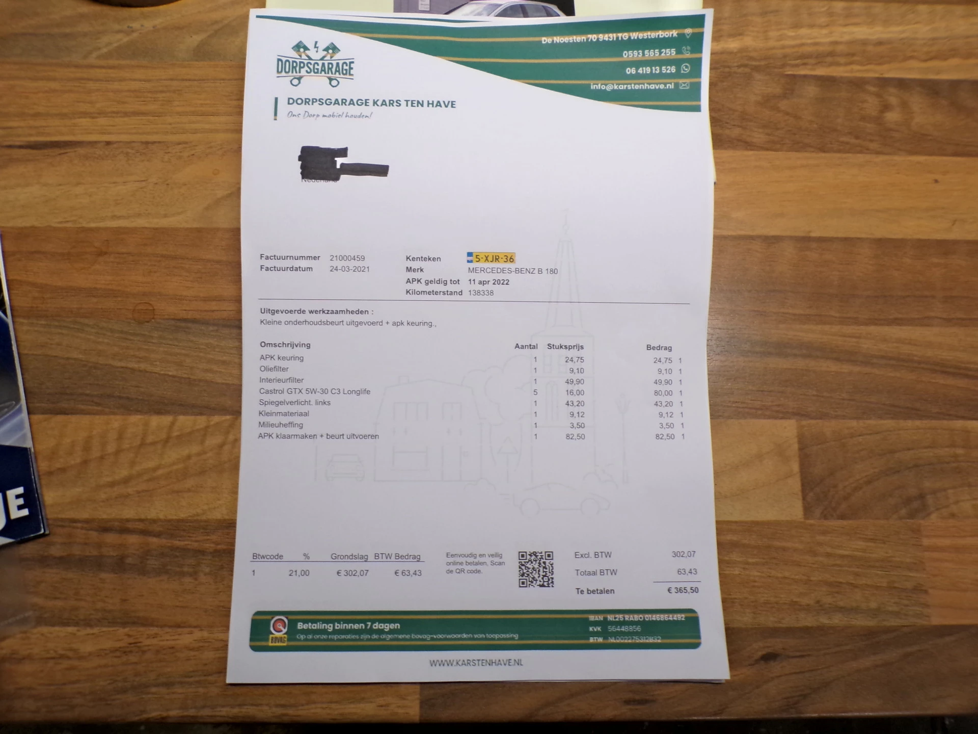 Hoofdafbeelding Mercedes-Benz B-Klasse