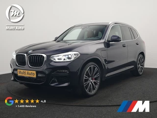 BMW X3 xDrive30e M Sport Plug In Hybrid 293pk Dealer O.H. PHEV | Trekhaak Af Fabriek | Head Up | 360 Camera | Adaptief Onderstel | Lederen Sportstoelen & Stuur Verwarmd | Sfeerverlichting | Keyless | Blis | Navigatie | DAB | Virtual |