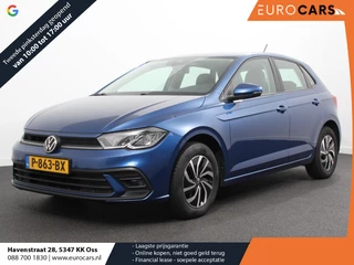 Volkswagen Polo 1.0 TSI Life Nieuw model Navigatie Digitale Cockpit Airco Parkeer sensoren V+A | LED Lichtmetalen Velgen