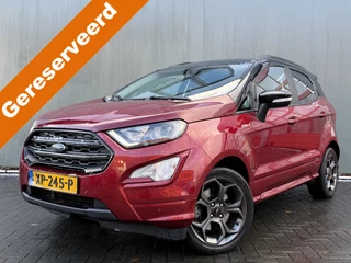 Ford EcoSport BWJ 2019 1.0 EcoBoost 126 PK ST-Line PANODAK | STOEL + STUURVERW. | FULL LED |  VOORRUITVERW. | HALF LEDER | CAMERA | KEYLESS | CARPLAY + ANDROID | NAVI | CLIMA | CRUISE | LMV | PDC