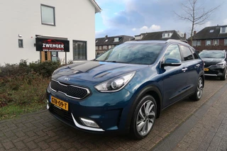 Kia Niro 1.6 GDi Hybrid DODEHOEK|TREKHAAK|JBL|STUURVERWARMING|CARPLAY|CAMERA|NAVIGATIE|KEYLESS