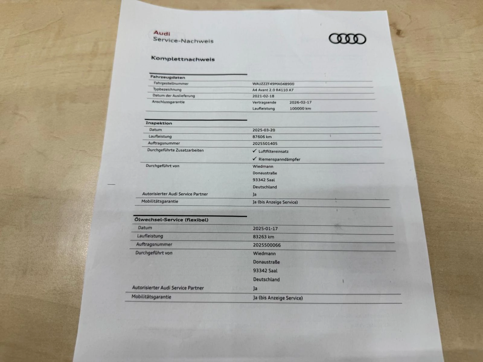 Hoofdafbeelding Audi A4