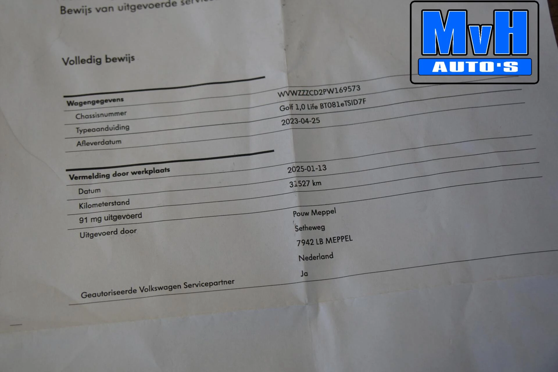 Hoofdafbeelding Volkswagen Golf