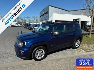 Jeep Renegade 1.3T Freedom PANO,LEER,NAVI,XENON GRIJS KENEKEN MILIEU ZONE VRIJ 1450KG TREKGEWICHT