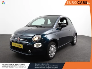 Fiat 500 C 1.0 Hybrid Vita Cabrio Airco LED Parkeersensoren achter Cruise control Radio Apple Carplay/ Android Auto