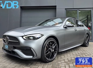 Mercedes C-klasse 400 e 4MATIC AMG MATGRIJS NIGHT LEDER VOL