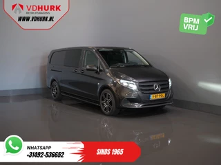 Mercedes-Benz Vito 116 CDI Aut. L3 DC Dubbel Cabine BPM VRIJ! 6 Pers./ 2xSchuifdeur/ Sidebars/ LED/ 19" AMG/ Stoelverw./ 270Gr. Deuren/ Carplay/ Camera/ Cruise/ Trekhaak