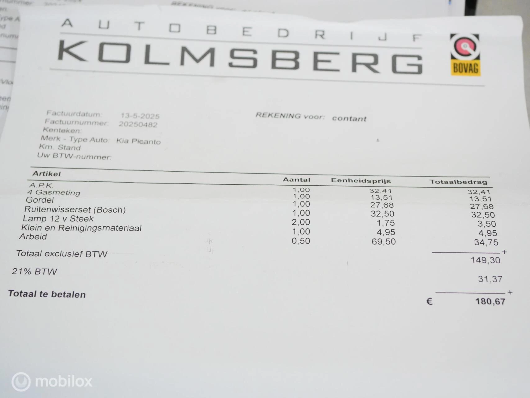 Hoofdafbeelding Kia Picanto