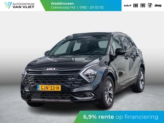 Kia Sportage 1.6 T-GDi Hybrid GT-Line l Navigatie l Apple carplay en Android auto l Stoel en Stuurwiel verwarming l Elektrisch Schuifkantel dak l
