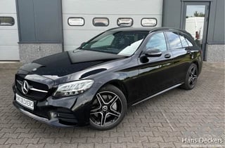 Mercedes-Benz C-Klasse 300 e Night Edition 320PK AMG 9G-Tronic LED Luchtvering Benzine / Elektro / Dealeronderhouden 2sets Wielen met Banden / Zomerset + Winterset