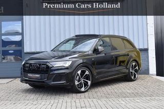 Audi Q7 55 TFSI e Quattro S-Line 381 Pk Pano Soft-Close ACC Navi Leder Keyless Luchtvering SQ7 22 Inch