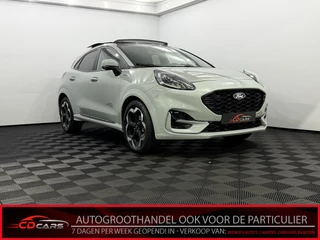 Ford Puma 1.0 EcoBoost Hybrid ST-Line X 155PK Pano, Half leder, Camera, Winterpakket, Elektrische achterklep, Navi, Keyless start, Cruise control