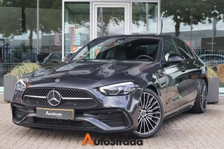 Mercedes C-Klasse C180 AMG-Line 170pk | Carplay | Camera | Sfeer | Cruise | Climate | Navi | Stoelverwarming | Leder