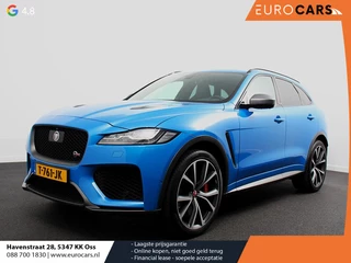 Hoofdafbeelding Jaguar F-PACE Jaguar F-PACE 5.0 V8 AWD SVR 551 pk Panorama dak | Meridian sound | Premium Pack | Light Pack | ACC | Leder | ADS |360 Camera