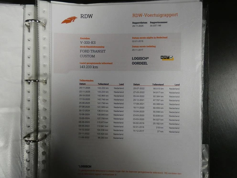 Hoofdafbeelding Ford Transit Custom