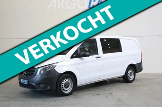 Hoofdafbeelding Mercedes-Benz Vito Mercedes-Benz Vito 111 CDI LANG DUBBEL CAB 6 ZITS CLIMA PDC NAVI LEDER TRKHAAK LEASE & INRUIL MOGELIJK TOP BUS