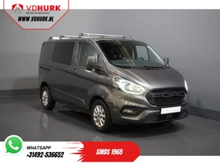 Ford Transit Custom 2.0 TDCI 130 pk Aut. DC Dubbel Cabine Limited 2x Schuifdeur/ CarPlay/ Stoelverw./ Cruise/ LMV/ Navi/ Cruise/ PDC