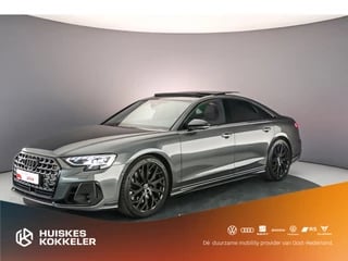 Hoofdafbeelding Audi S8 Audi S8 4.0 TFSI Quattro | Pano | B&O | Head Up | 360cam | Alcantaradak | Stoelventilatie/Massage | Tour Pack | Trekhaak | HomeLink |