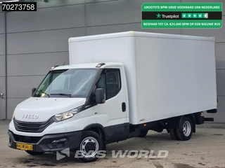 Iveco Daily 35C16 Automaat Laadklep Bakwagen Airco Camera Meubelbak Koffer Gesloten laadbak 19m3 Airco