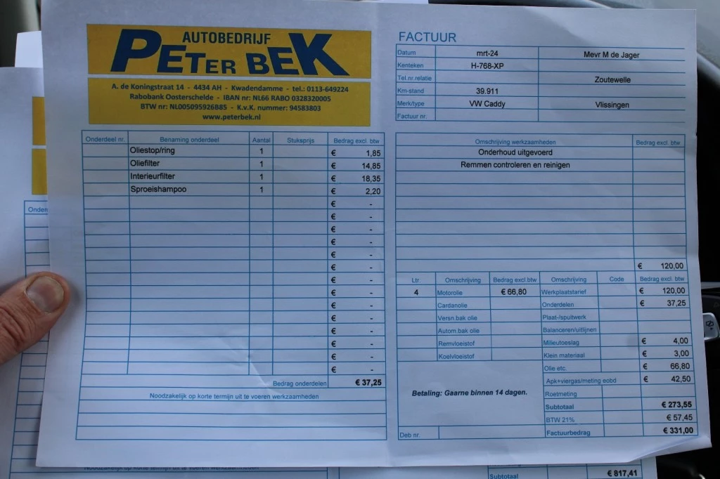 Hoofdafbeelding Volkswagen Caddy