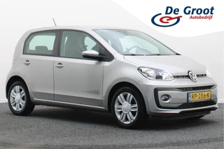 Volkswagen up! 1.0 BMT high up! 5-Deurs, Leder/Stof, Airco, Cruise, Bluetooth, Radio, PDC, 15''