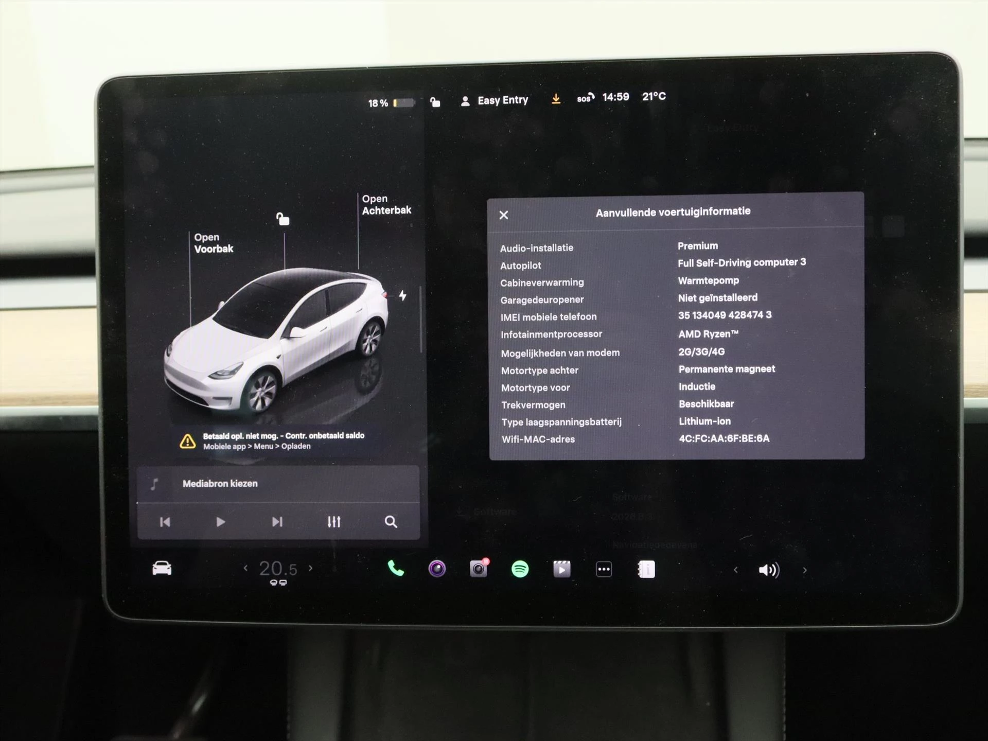 Hoofdafbeelding Tesla Model Y