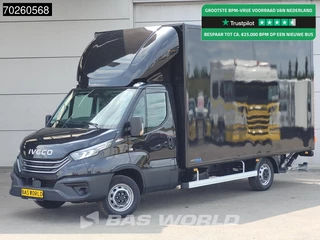 Iveco Daily 35S21 3.0L Automaat Laadklep Zijdeur ACC LED CarPlay Lat om Lat D'Hollandia 3,5t Trekvermogen Meubelbak Koffer Bakwagen 22m3 Airco