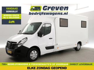 Opel Movano 2.3 Turbo L3H1 | 180PK | Kantoorwagen | Jurywagen | Omroepwagen | Camper ombouw | Automaat | Airco | Camera | Cruise | 3-Zits